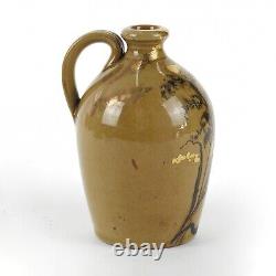 Rookwood Pottery Laura Fry 1882 early gold decorated floral jug arts & crafts