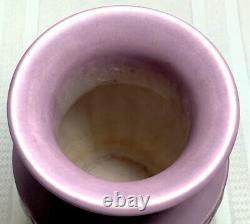 Rookwood Pottery, Matte Lilac Purple Arts & Crafts Designed Vase Nice Large Form