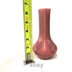 Rookwood Pottery Matte Pink Bud Vase Cincinnati Arts & Crafts Era