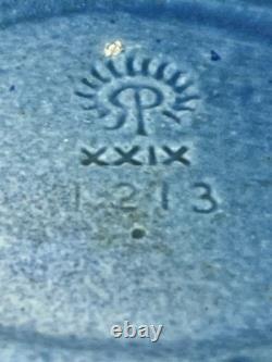 Rookwood Pottery Production Swan Vase 1924 Matte Blue Shape 1213