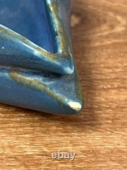 Rookwood Pottery Production Swan Vase 1924 Matte Blue Shape 1213