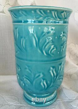 Rookwood Pottery Turquoise Blue Arts & Crafts 8 5/8 Tall Vase XLVII 6894