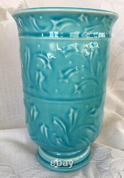 Rookwood Pottery Turquoise Blue Arts & Crafts 8 5/8 Tall Vase XLVII 6894