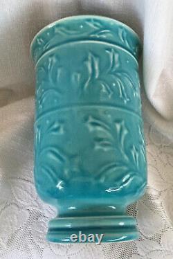 Rookwood Pottery Turquoise Blue Arts & Crafts 8 5/8 Tall Vase XLVII 6894