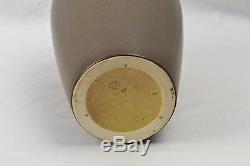 Rookwood Pottery Vase, Arts and Crafts Chocolate Floral Rim Vase #2484, 1924