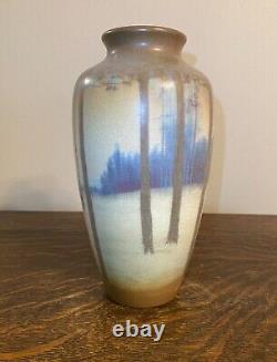 Rookwood Pottery Vase Arts and Crafts Scenic Vellum 1914 C. J. Mcglaughlin