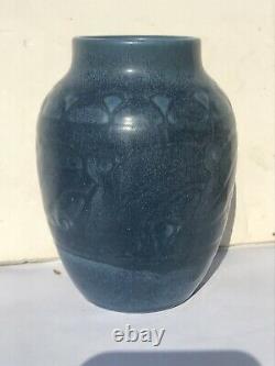 Rookwood Pottery Vase Blue Matte Glaze 4.5 Vintage #2854 Mission Arts & Craft
