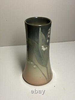 Rookwood Pottery Vase with Lily of the Valley Signed Arts And Crafts Steinle