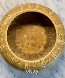 Rookwood Pottery Yellow Matte Arts & Crafts Footed Bowl c. 1920 #2148 8