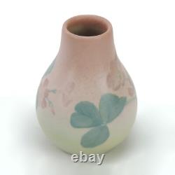 Rookwood Pottery matte floral vellum clover leaves 1906 LNL arts & crafts