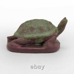 Rookwood Pottery production 1909 turtle paperweight arts & crafts matte green