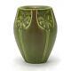 Rookwood Pottery Production Buttress Floral Vase Arts & Crafts Matte Green Brown
