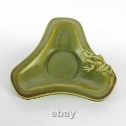 Rookwood Pottery production frog dish 1926 arts & crafts matte green KS