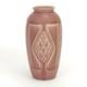 Rookwood Pottery Production Geometric Matte Rose Pink Vase Arts & Crafts 1924