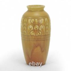 Rookwood Pottery production matte yellow vase 1929 arts & crafts shape 2888