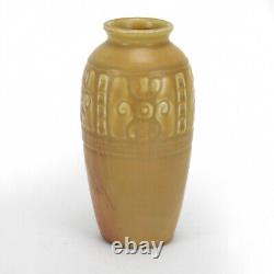 Rookwood Pottery production matte yellow vase 1929 arts & crafts shape 2888