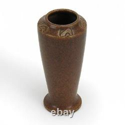 Rookwood Pottery production vase brown crystalline 1925 arts & crafts