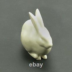 Rookwood Pottery production white rabbit paperweight arts & crafts 1937