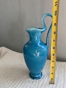 Rookwood Pottery seconds 10 Ewer Pitcher High Glaze Blue MCM 1943 Arts & Craft
