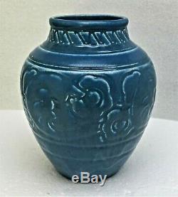 Rookwood Teal Blue Arts & Crafts Crystalline Glaze Vase- Xxvi-1926 #2865-exlent