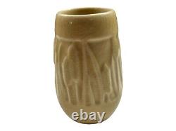 Rookwood Vase XLVIII 1948 Cattails in the Marsh Cream Glossy Glaze