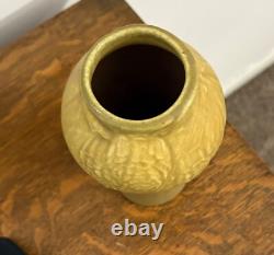 Rookwood pottery 1913 Arts and Crafts Vase Carved Pinecones MINT
