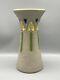 Roseville 10 Mostique Gray 1916 Arts & Crafts Pottery Yellow Flower Vase 164-10