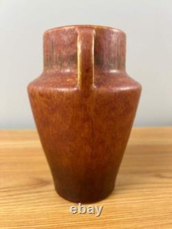 Roseville Art Pottery Windsor Arts And Crafts Rust Colored Vase 546-6