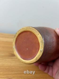 Roseville Art Pottery Windsor Arts And Crafts Rust Colored Vase 546-6