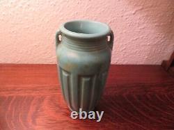 Roseville Arts & Crafts Pottery Zanesville, Ohio, Turquoise Matte Vase ca. 1915