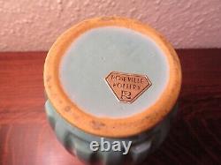 Roseville Arts & Crafts Pottery Zanesville, Ohio, Turquoise Matte Vase ca. 1915