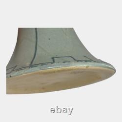 Roseville Aztec Blue 1905 Vintage Arts And Crafts Pottery Squeeze Bag Vase 5 Roseville Aztec Blue 1905 Vintage Arts And Crafts Pottery Squeeze Bag Vase 5