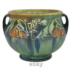 Roseville Baneda 1932 Art Pottery Arts And Crafts Green Ceramic Jardiniere 626-4