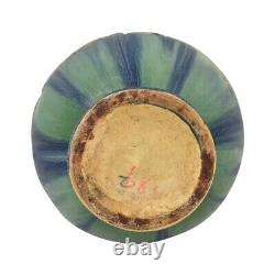 Roseville Baneda 1932 Vintage Arts And Crafts Pottery Green Ceramic Vase 589-6