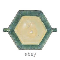 Roseville Baneda Green 1932 Arts And Crafts Pottery Ceramic Console Bowl 237-12