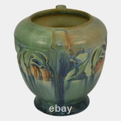Roseville Baneda Green 1932 Arts And Crafts Pottery Ceramic Vase 587-4