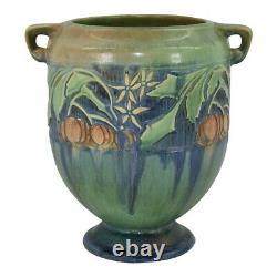 Roseville Baneda Green 1932 Vintage Antique Arts And Crafts Pottery Vase 606-7