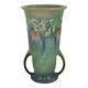 Roseville Baneda Green 1932 Vintage Arts And Crafts Pottery Ceramic Vase 593-8
