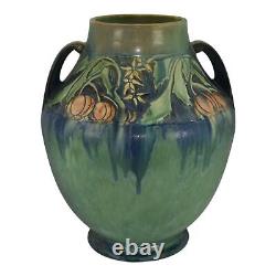 Roseville Baneda Green 1932 Vintage Arts And Crafts Pottery Ceramic Vase 597-10