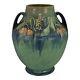 Roseville Baneda Green 1932 Vintage Arts And Crafts Pottery Ceramic Vase 597-10