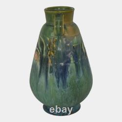 Roseville Baneda Green 1932 Vintage Arts And Crafts Pottery Ceramic Vase 602-6