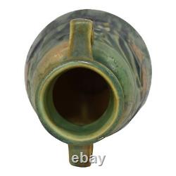 Roseville Baneda Green 1932 Vintage Arts And Crafts Pottery Ceramic Vase 602-6