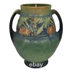 Roseville Baneda Green 1932 Vintage Arts And Crafts Pottery Vase 596-9