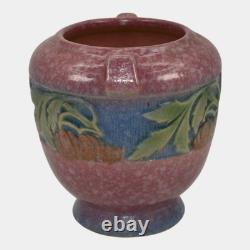 Roseville Baneda Pink 1932 Arts And Crafts Pottery Ceramic Vase 587-4