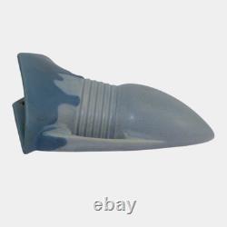 Roseville Carnelian I Blue 1926 Arts And Crafts Pottery Wall Pocket 1253-8