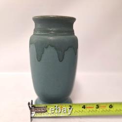 Roseville Carnelian I Green Drip Glaze Vase Arts & Crafts Pottery 1915-1930