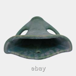 Roseville Carnelian II Green 1926 Arts And Crafts Pottery Wall Pocket 1246-7