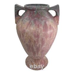 Roseville Carnelian II Red 1926 Arts And Crafts Pottery Ceramic Vase 339-15