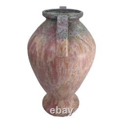 Roseville Carnelian II Red 1926 Arts And Crafts Pottery Ceramic Vase 339-15