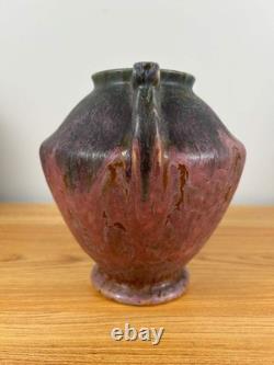 Roseville Carnelian II Red 1926 Vintage Arts And Crafts Pottery Vase 331-7